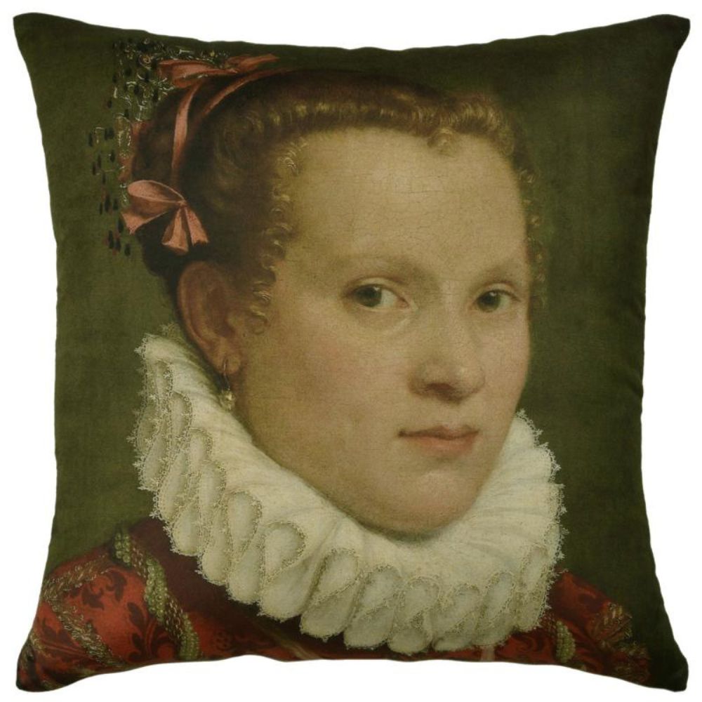 Tudor Lady Square Cushion - NotBrand