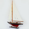 Endeavour Yacht Model in Wood - Red & Black - Notbrand