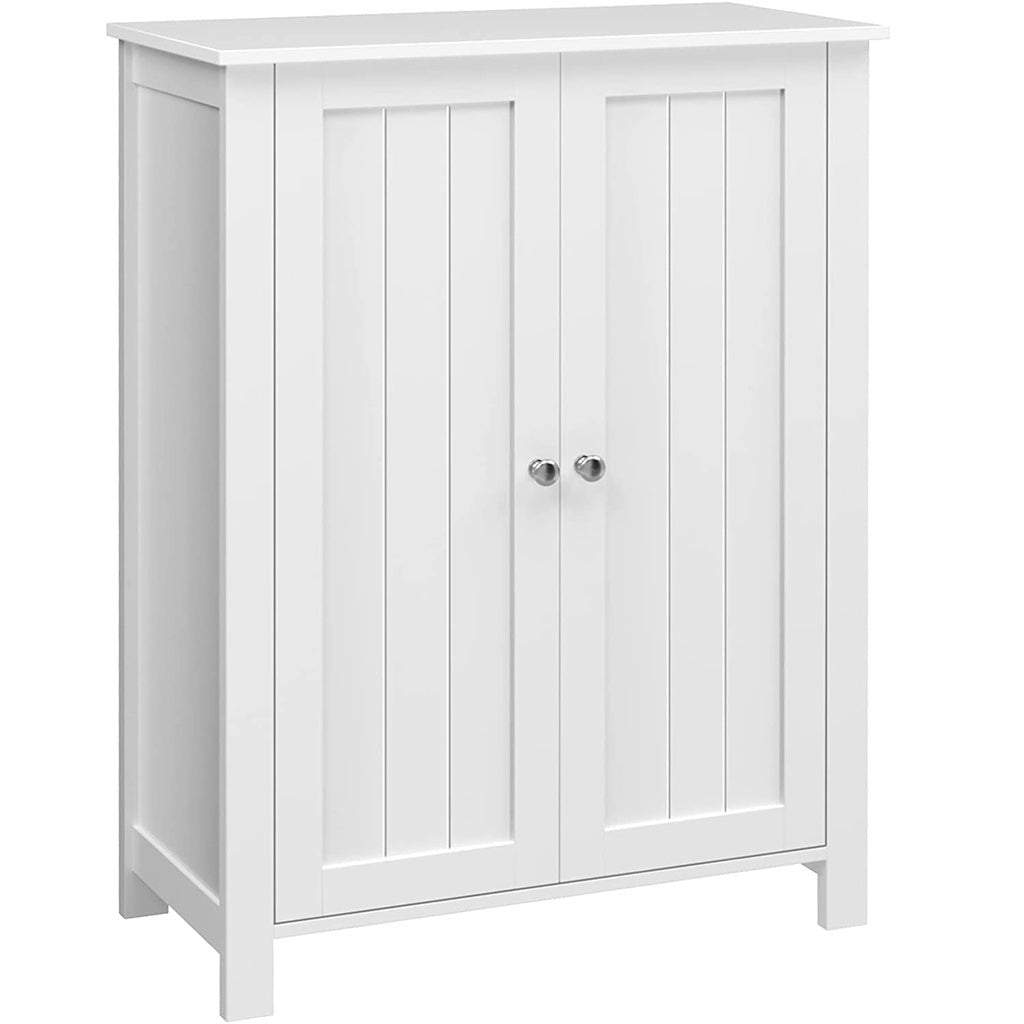 Vasagle Floor Cabinet with 2 Doors - White - Notbrand