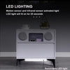 Smart Bedside Table with Wireless Charging & Bluetooth Speaker LED Light - Notbrand