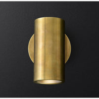 Valna Pivoting Metal Wall Spotlight - Brass - Notbrand