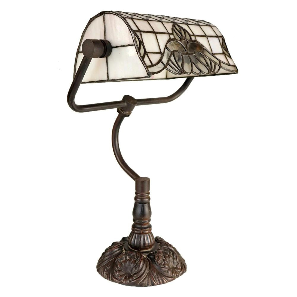 Vienna Tiffany Bankers Style Table Lamp - NotBrand