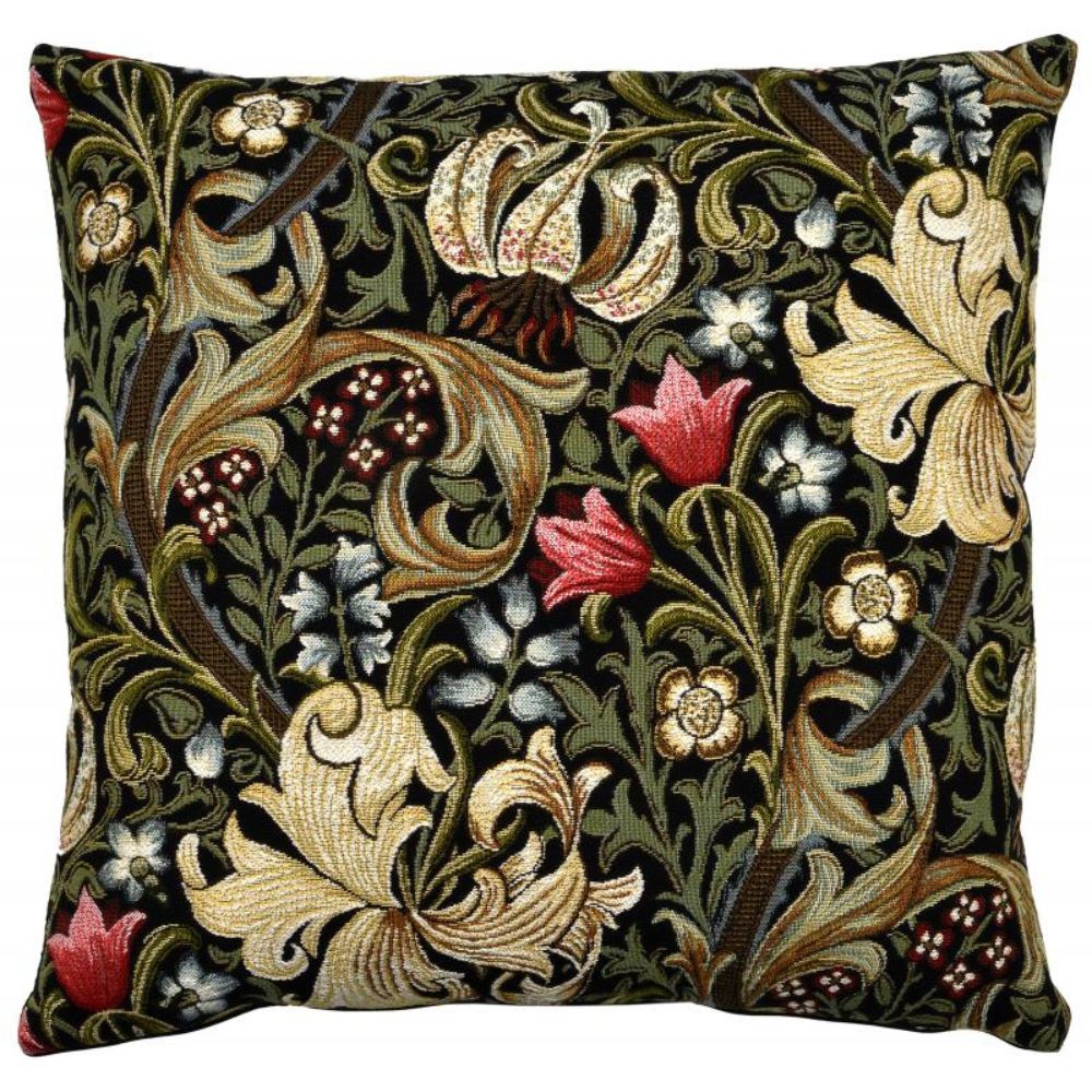 William Morris Square Golden Lily Cushion - NotBrand