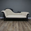 Warui Mindy Wood Right Hand Facing Chaise - Black - Notbrand