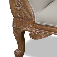 Warui Mindy Wood Right Hand Facing Chaise - Weathered Oak - Notbrand