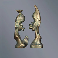 Whimsical Resin Couple Sculpture - Range - Notbrand