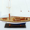 Endeavour Yacht Model in Wood - Blue & White - Notbrand