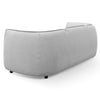 Yengat 3 Seater Fabric Sofa - Light Texture Grey - Notbrand
