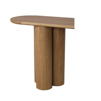 Zelalem Elm Wood Console Table - Natural - NotBrand
