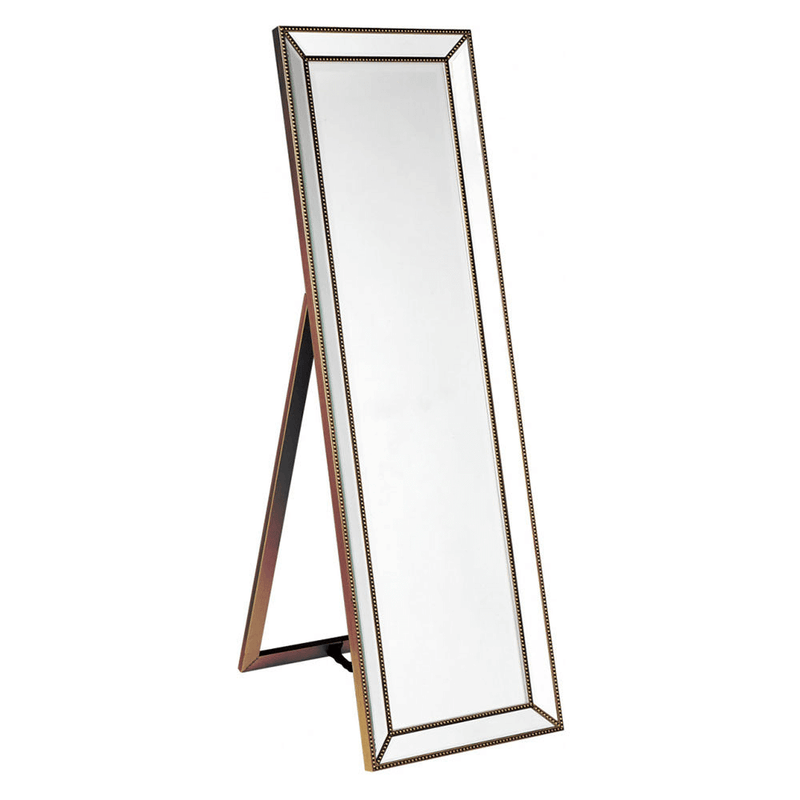Zeta Cheval Mirror - Antique Gold - Notbrand
