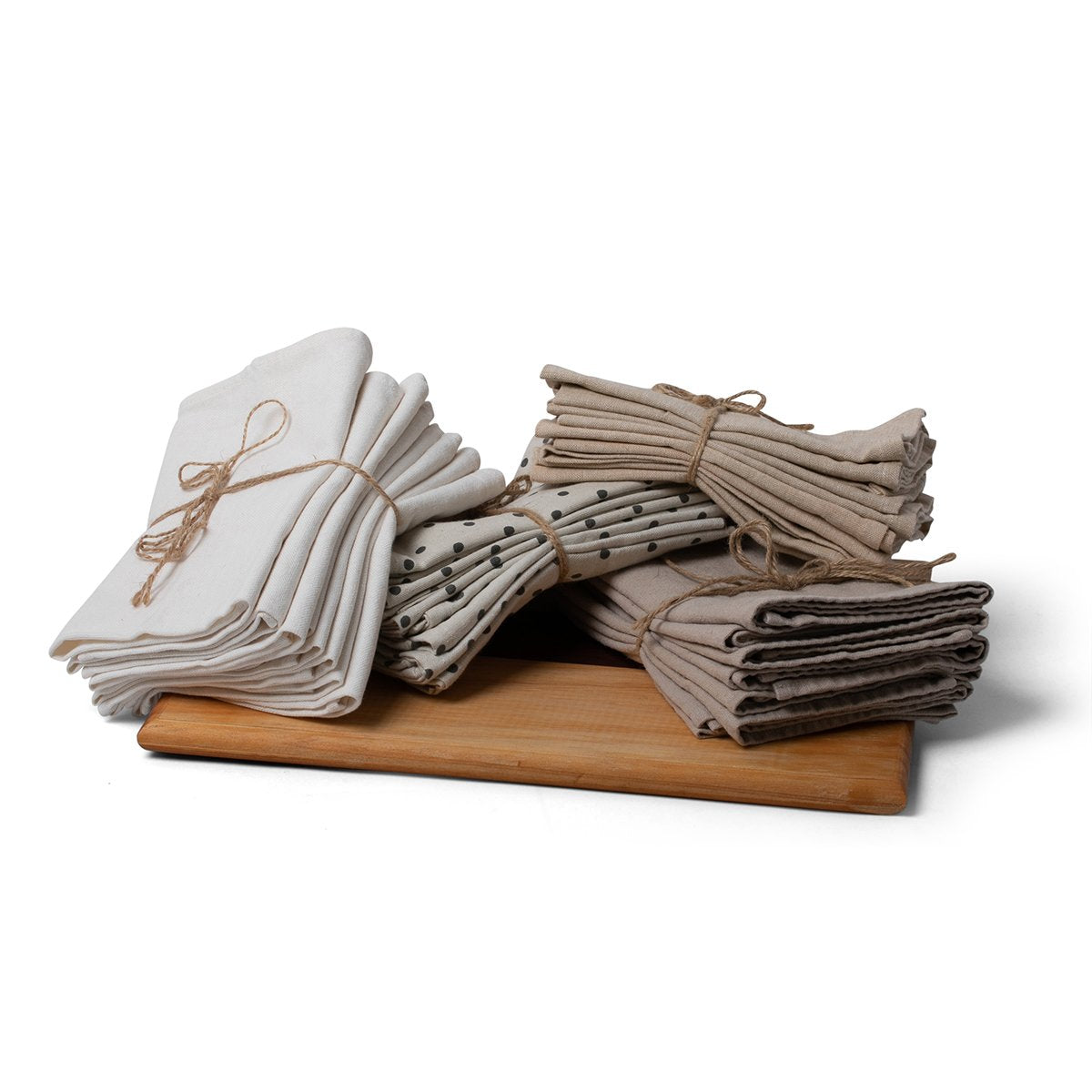 Ash Design Linen Napkins - Set of 8 - Notbrand