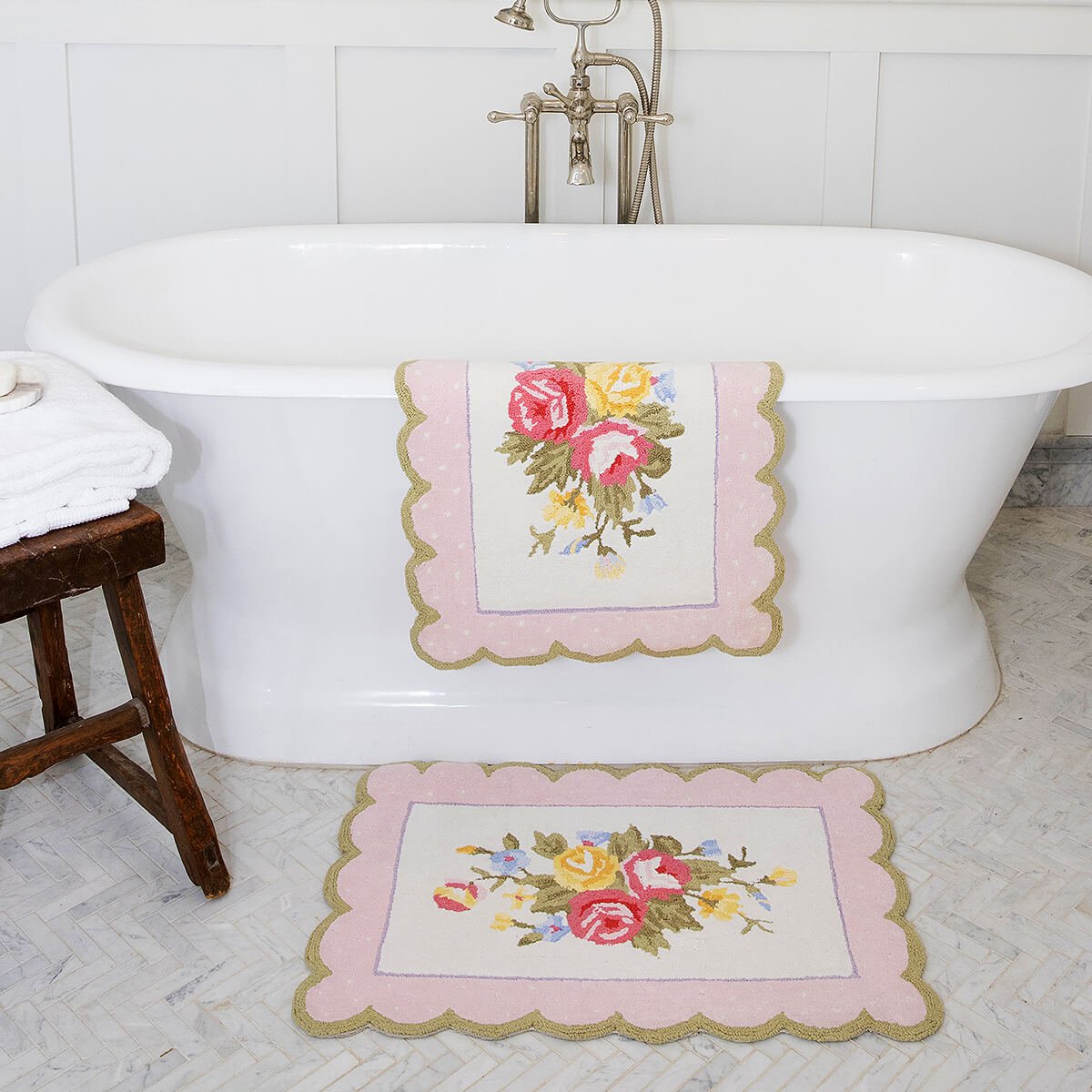 Luxury Super Soft Woven Bath Rugs - 75cm