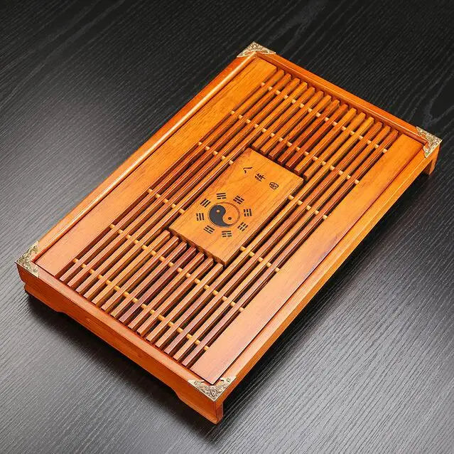 Kung Fu Solid Wood Tea Tray Drawer Set - Range - Notbrand