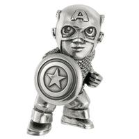 Royal Selangor Marvel Captain America Mini Figurine - Pewter - Notbrand