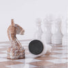 The Royale Chess Set in Marinara & White - 38cm - Notbrand