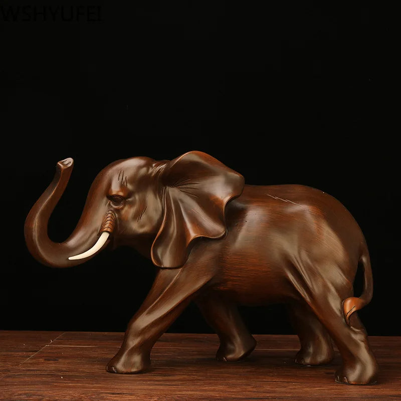 Hermione Resin Blessing Elephant Sculpture