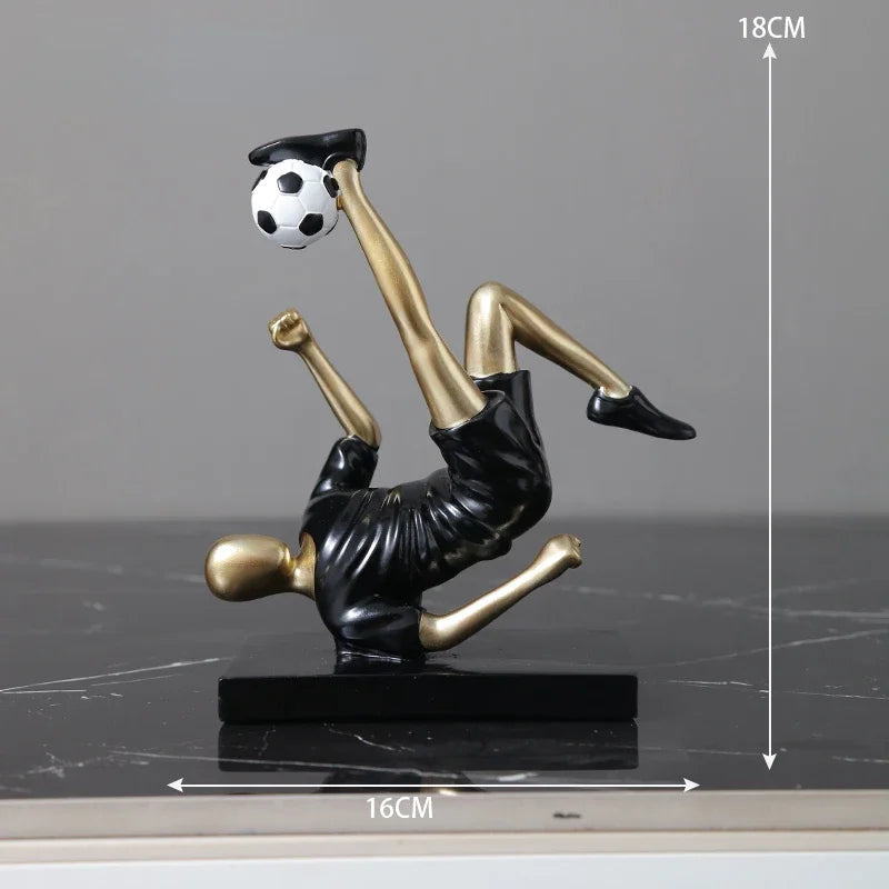 Dynamic Football Player Sculpture - Range