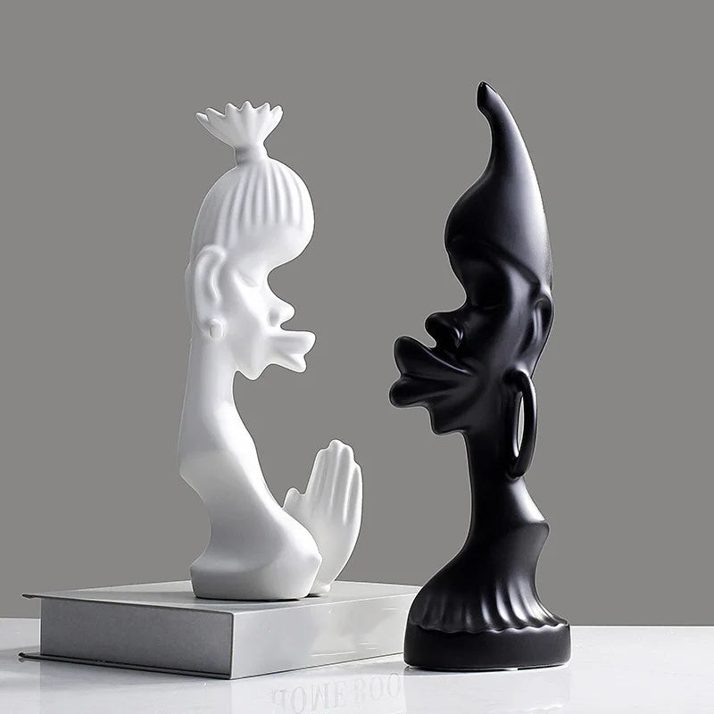 Whimsical Resin Couple Sculpture - Range