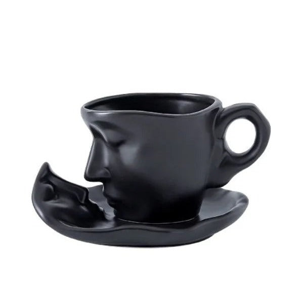 Artistic Kiss Porcelain Cup and Tray - Range