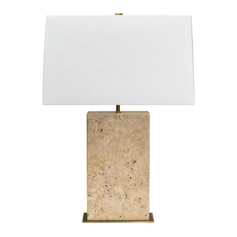 Dominique Travertine Table Lamp - 68.5cm - NotBrand