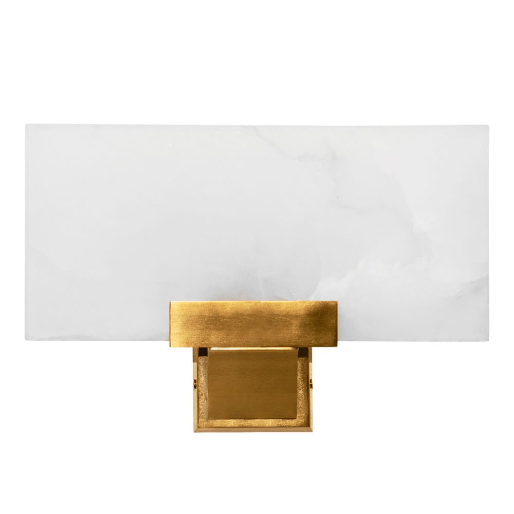 Concetta Alabaster Metal Wall Sconce - 19cmH - NotBrand