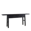 Ancient 130 Year Old Fruit Wood Console - Black - Notbrand