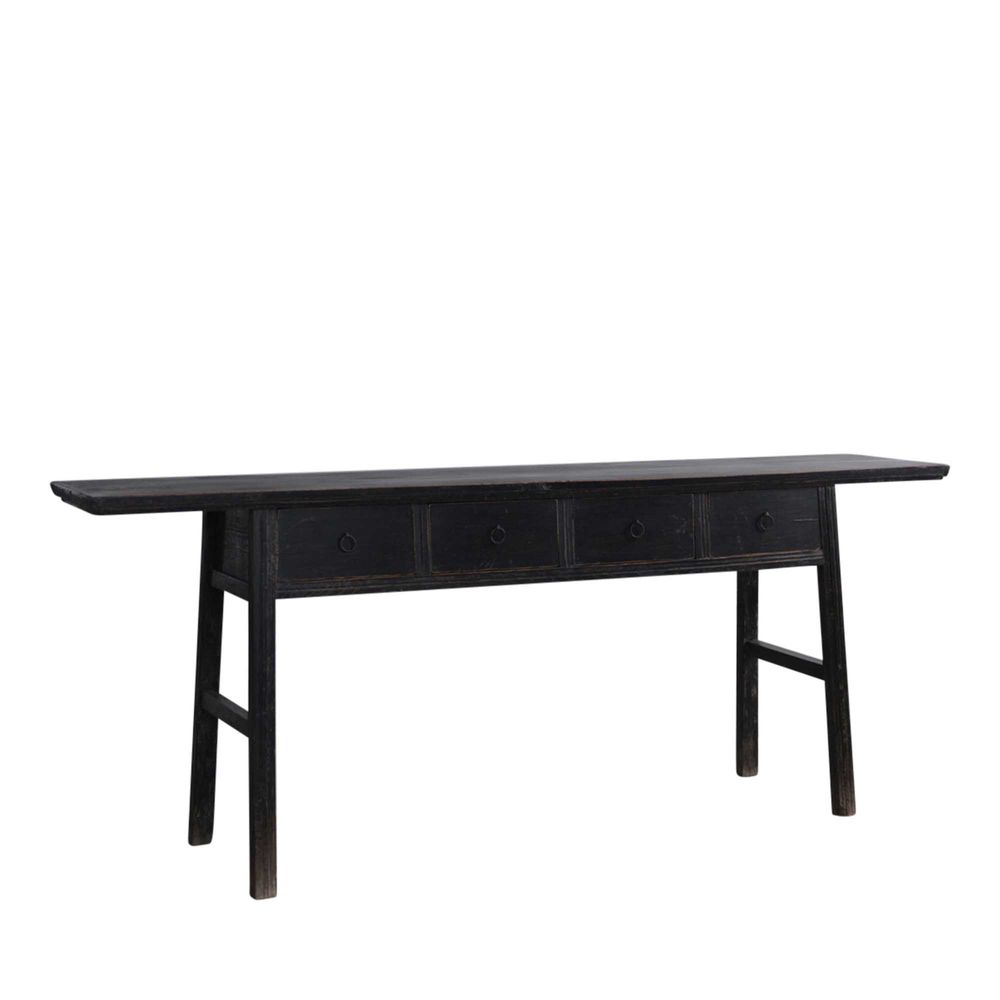Matin 130 Year Old Elm Console - Black - Notbrand
