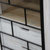 Siera Pine Wooden Cabinet - White - Notbrand
