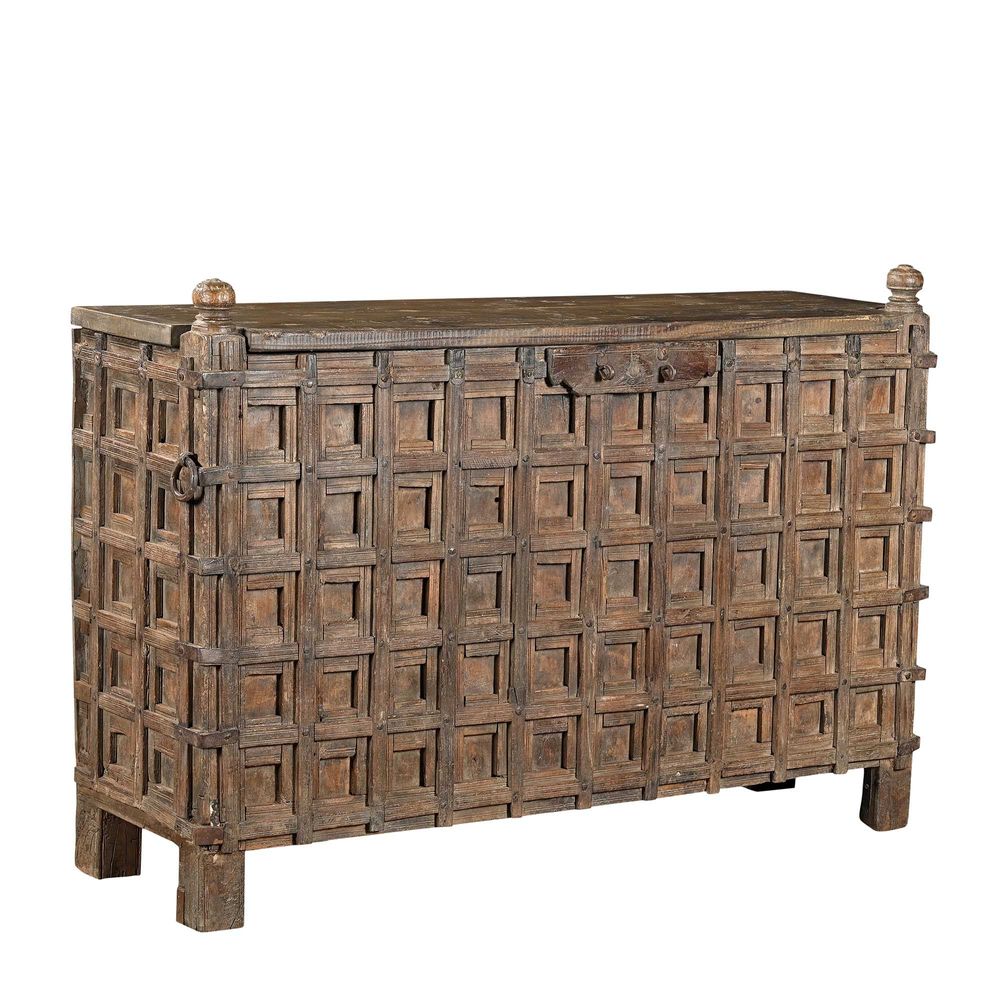 Paar Hand Carved Cabinet - Natural - Notbrand