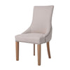 Bordeaux Studded Dining Chair - Beige - Notbrand