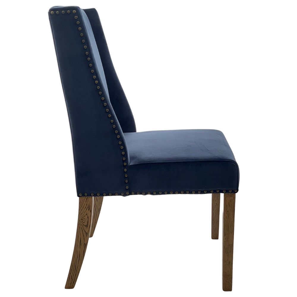 Ithaca Dining Chair - Navy - Notbrand