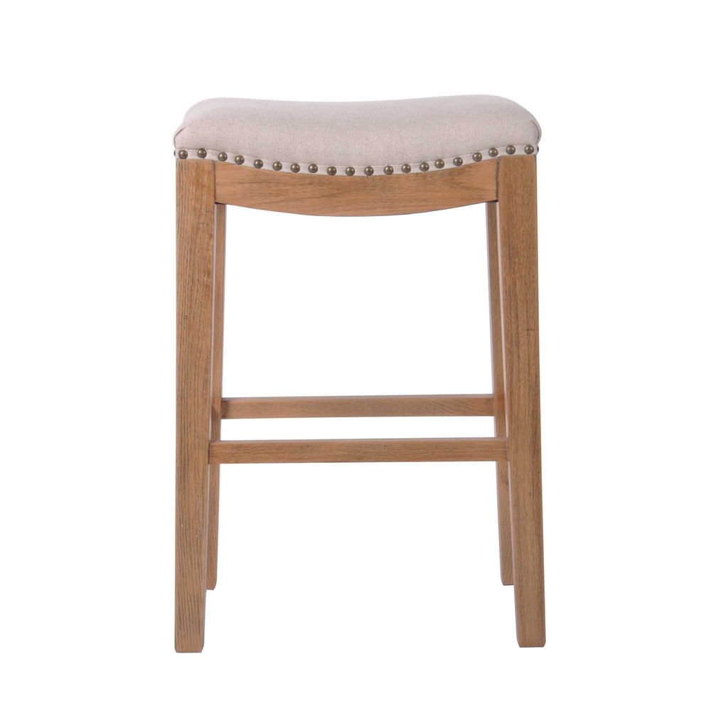 Oakwood Counter Chair - Beige - Notbrand