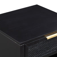 Santorini Bedside Table - Black - Notbrand