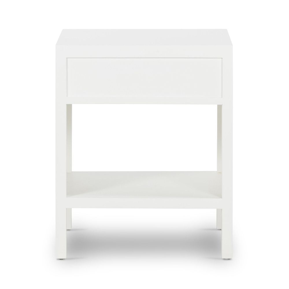 Santorini Bedside Table - White - Notbrand