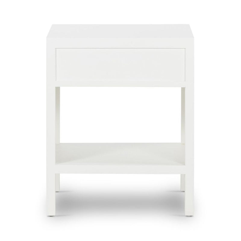 Santorini Bedside Table - White - Notbrand