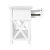 West Beach Bedside Table - White - Notbrand