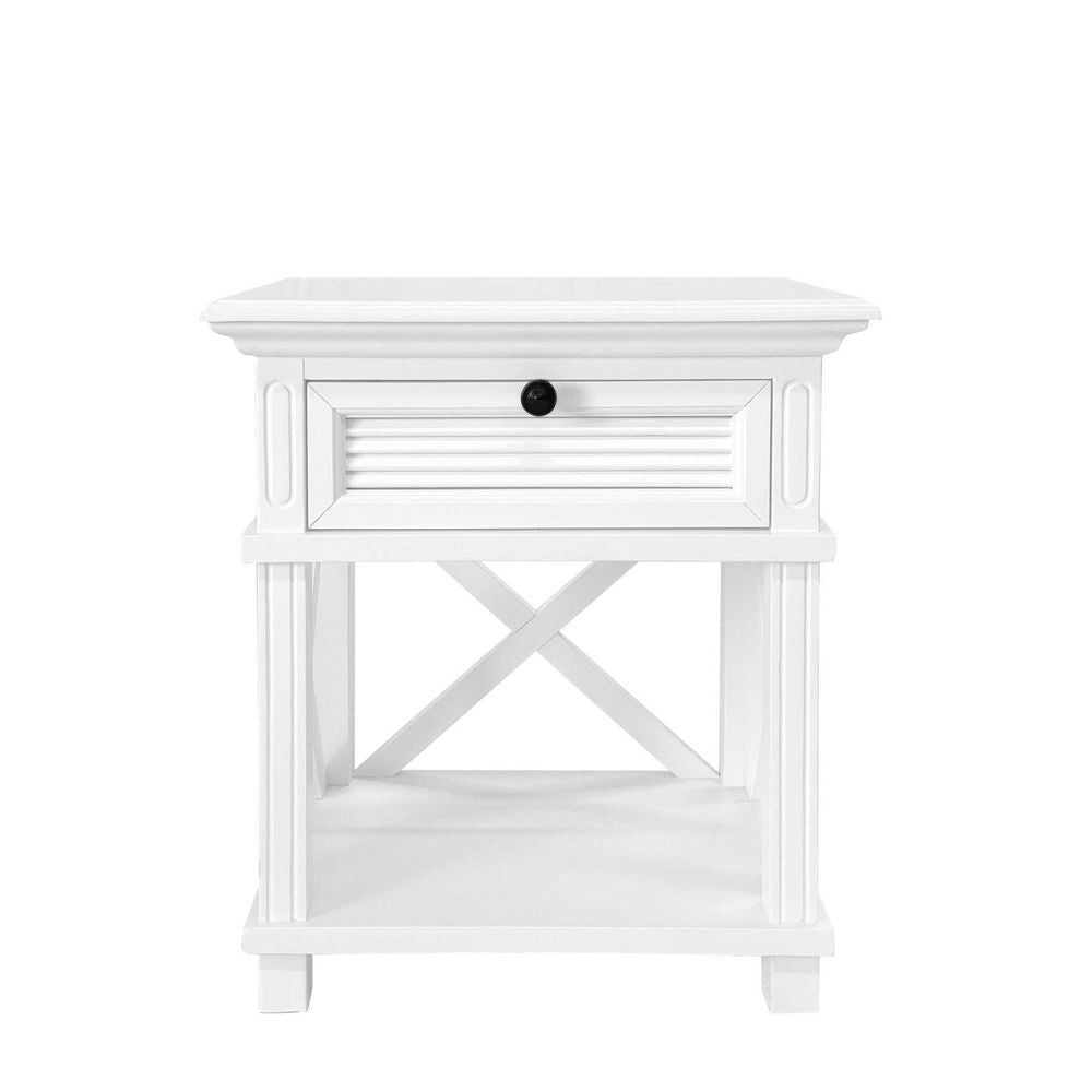 West Beach Bedside Table - White - Notbrand