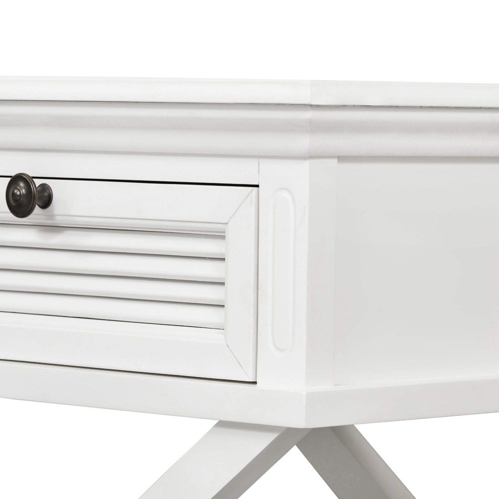 West Beach Side Table - White - Notbrand