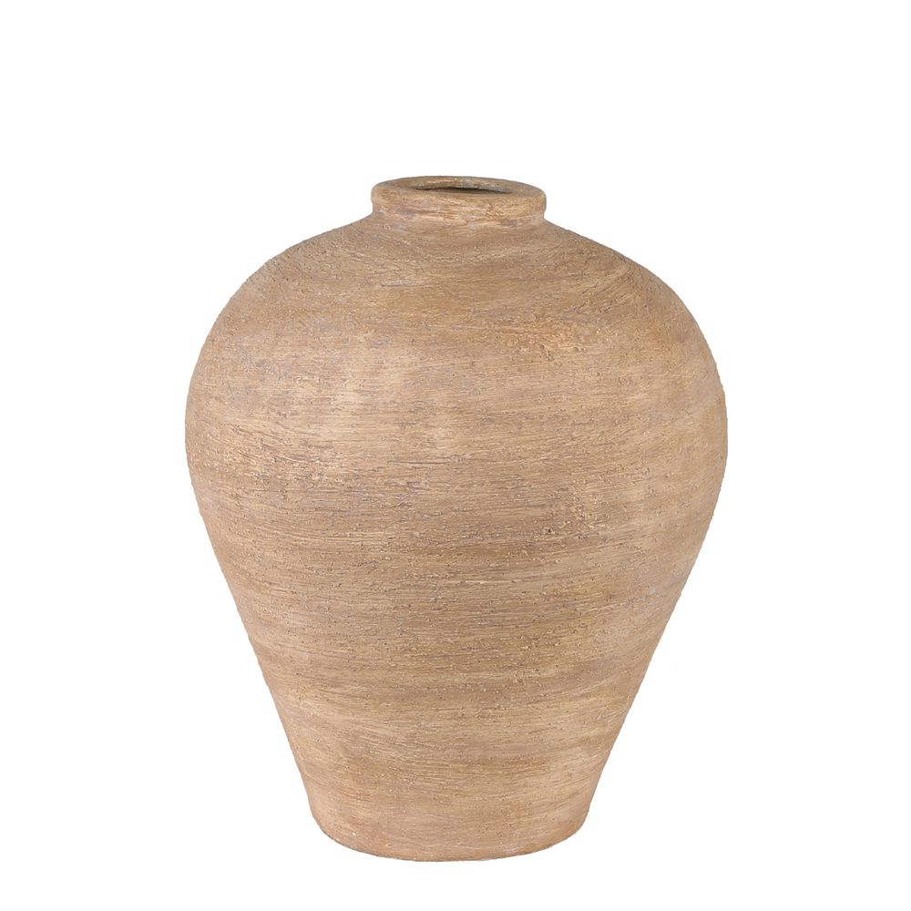 Anthea Ceramic Vase - Terracotta - Notbrand