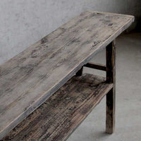 Binesor 130 Year Old Elm Console - Natural - Notbrand