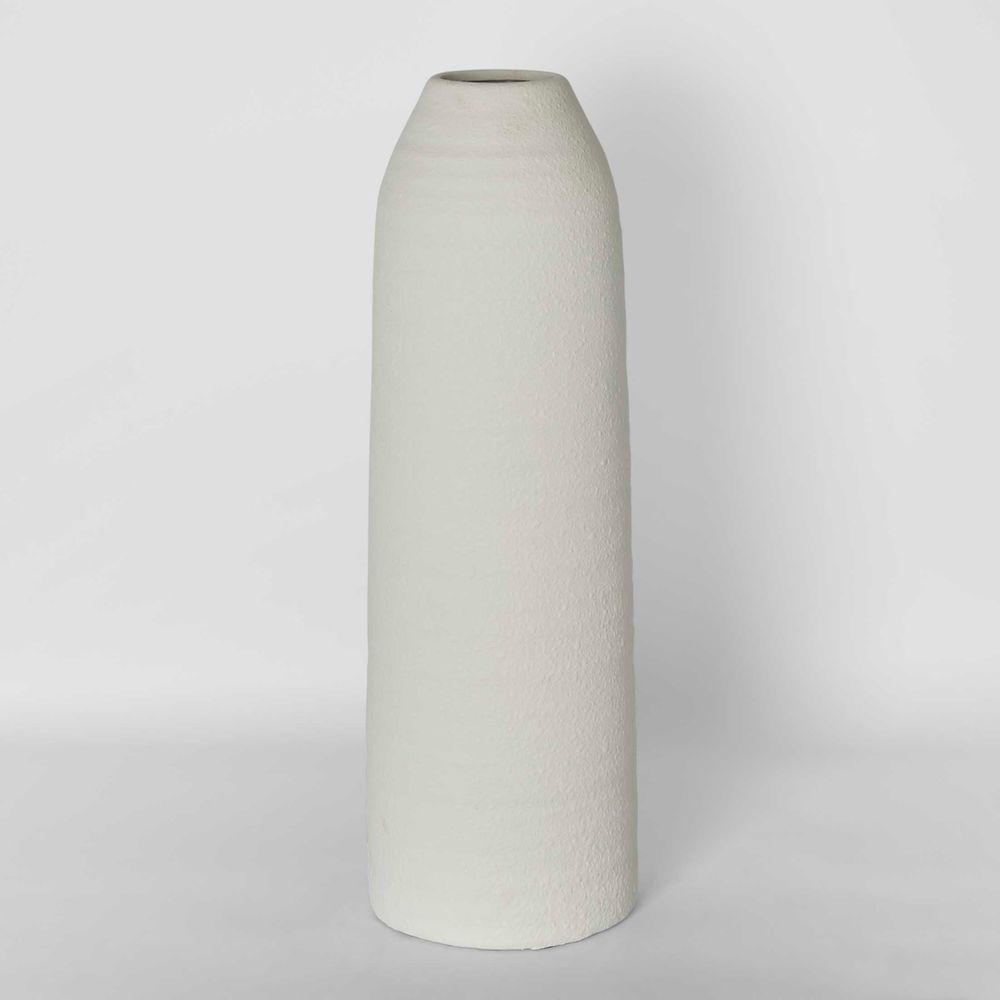 Laila Terracotta Vase in White - Extra Large - Notbrand