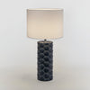 Fan Shell Table Lamp with Shade - Blue - Notbrand