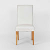 Ville Fabric Dining Chair - White - Notbrand