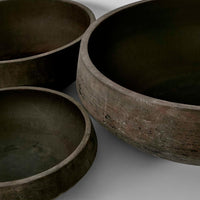 Set of 3 Landis Planter Bowl - Earth Brown - Notbrand