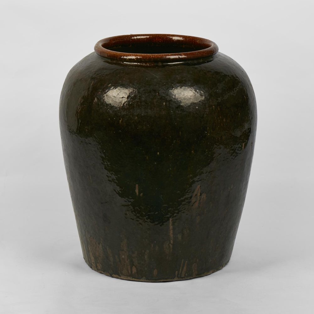 Shanxi 120 Year Terracotta Pot in Black - Extra Large - Notbrand
