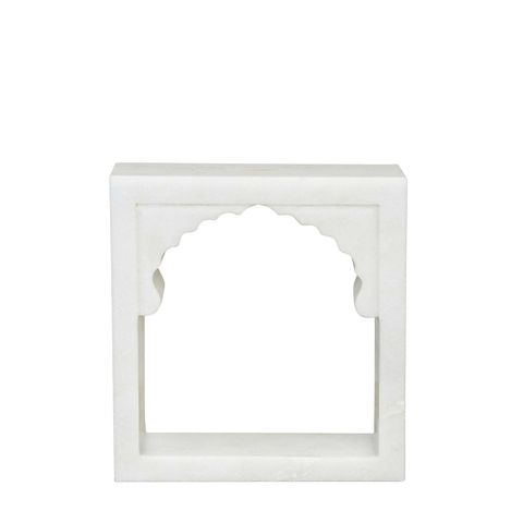 Jaipur Marble Sculpture in White - 21cm - Notbrand