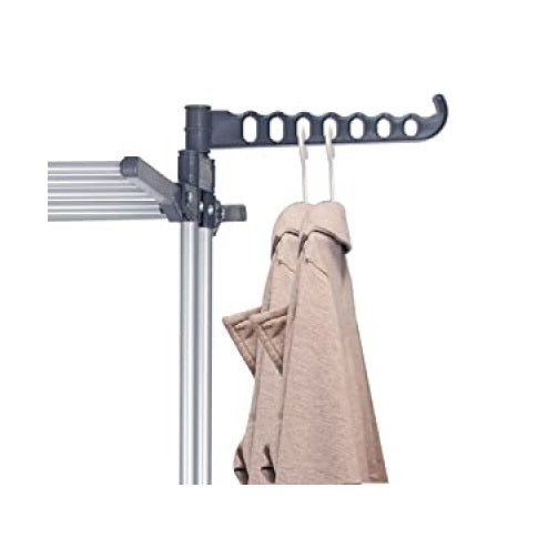 Lecoi 3 Tier Foldable Clothes Drying Rack with Hanger - 170cm - Notbrand