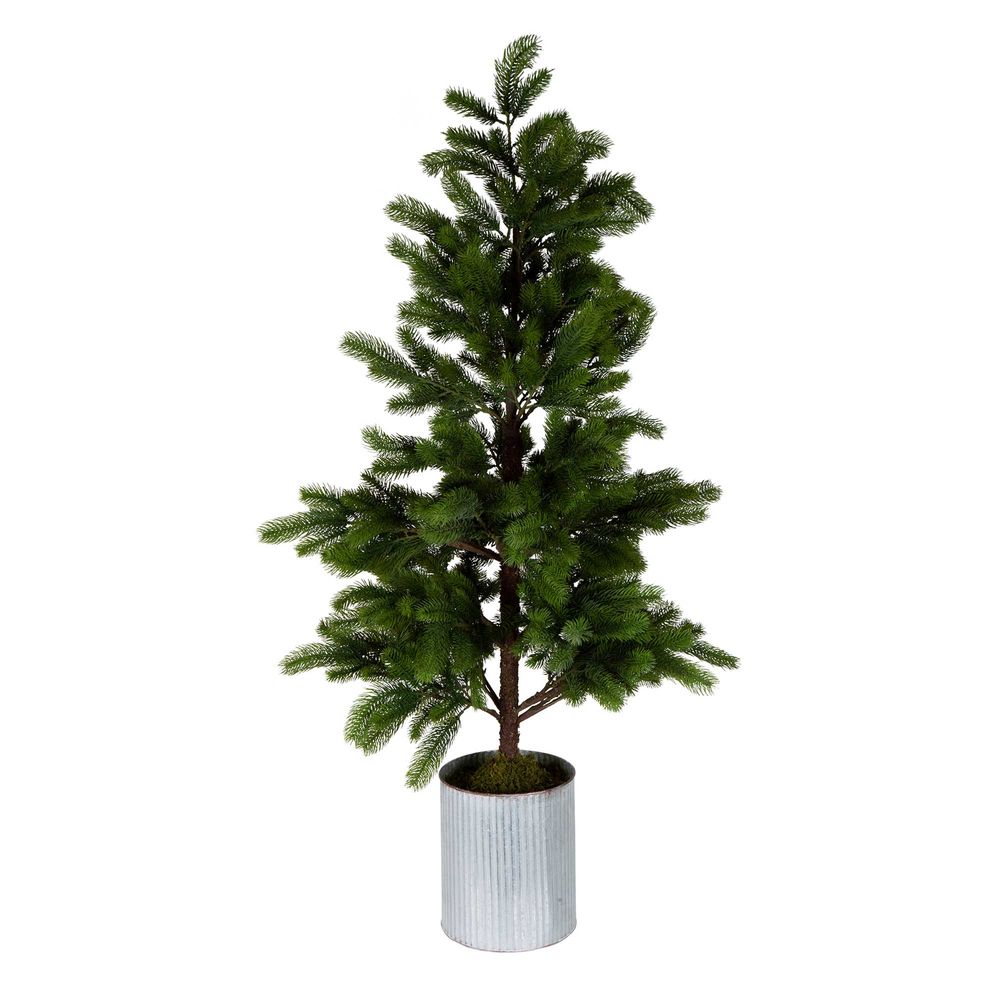 Marmont Tin Potted Pine Tree - Large - Notbrand