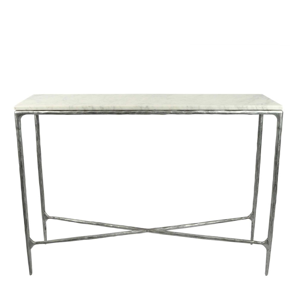 Aries Marble Console - Pewter - Notbrand