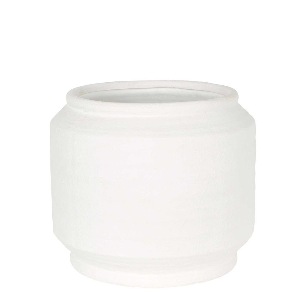 Axsha Pot in White - Large - Notbrand